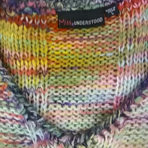 Miss Understood Multicolor Tunic Sweater - Picture 2 of 5